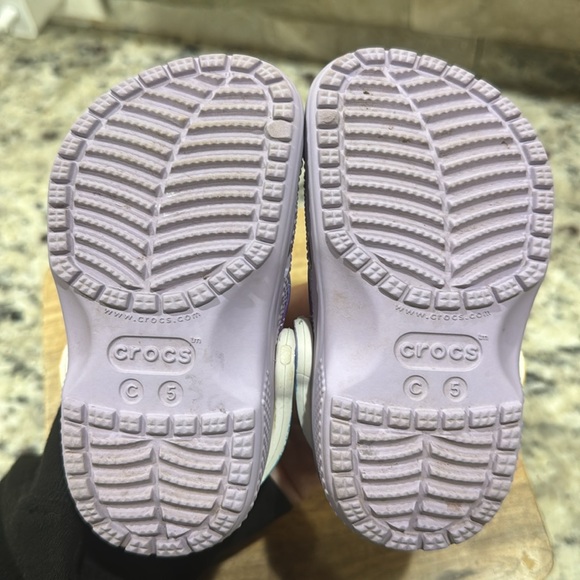 PEPPA PIG LAVENDER PURPLE TODDLER CROCS SIZE 5 - Picture 11 of 11
